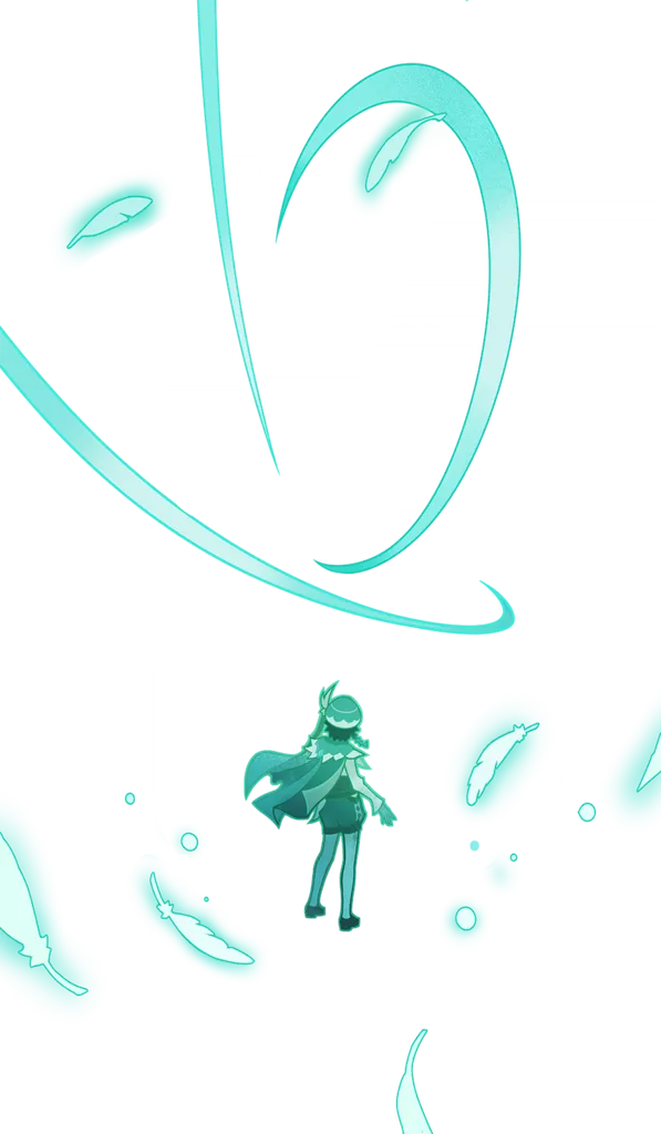 Venti · TCG summon: Stormeye, foreground layer from Genshin Impact
