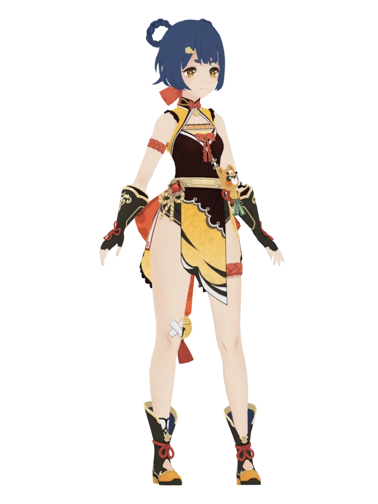 Xiangling · 3D model from Genshin Impact