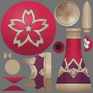Sparkle · Kendama colour texture