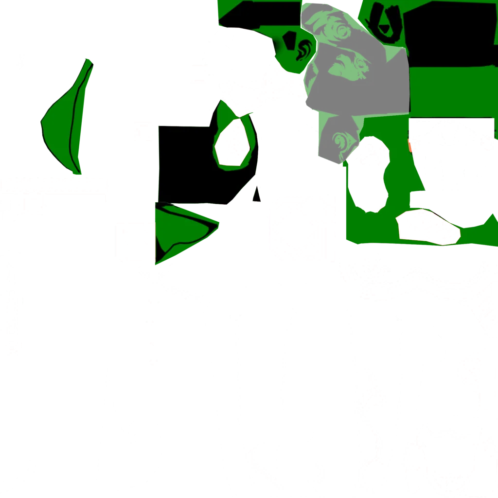 Beidou · Body lightmap texture from Genshin Impact