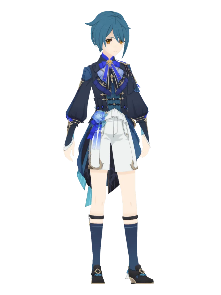 Xingqiu · Outfit 3D model from Genshin Impact