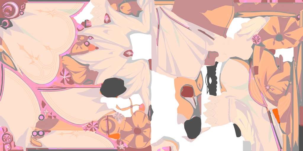 Robin · Body lightmap texture from Honkai: Star Rail