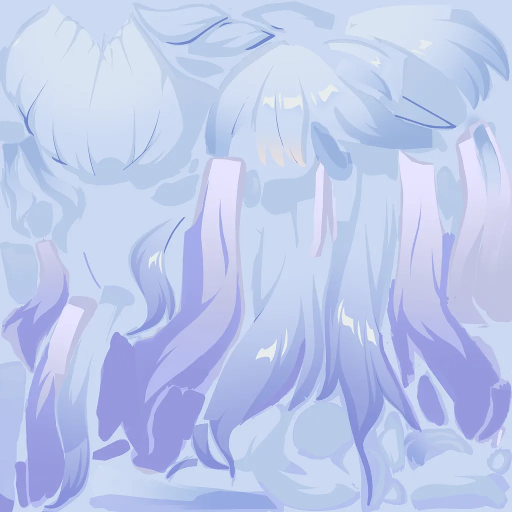 Robin · Hair colour texture from Honkai: Star Rail