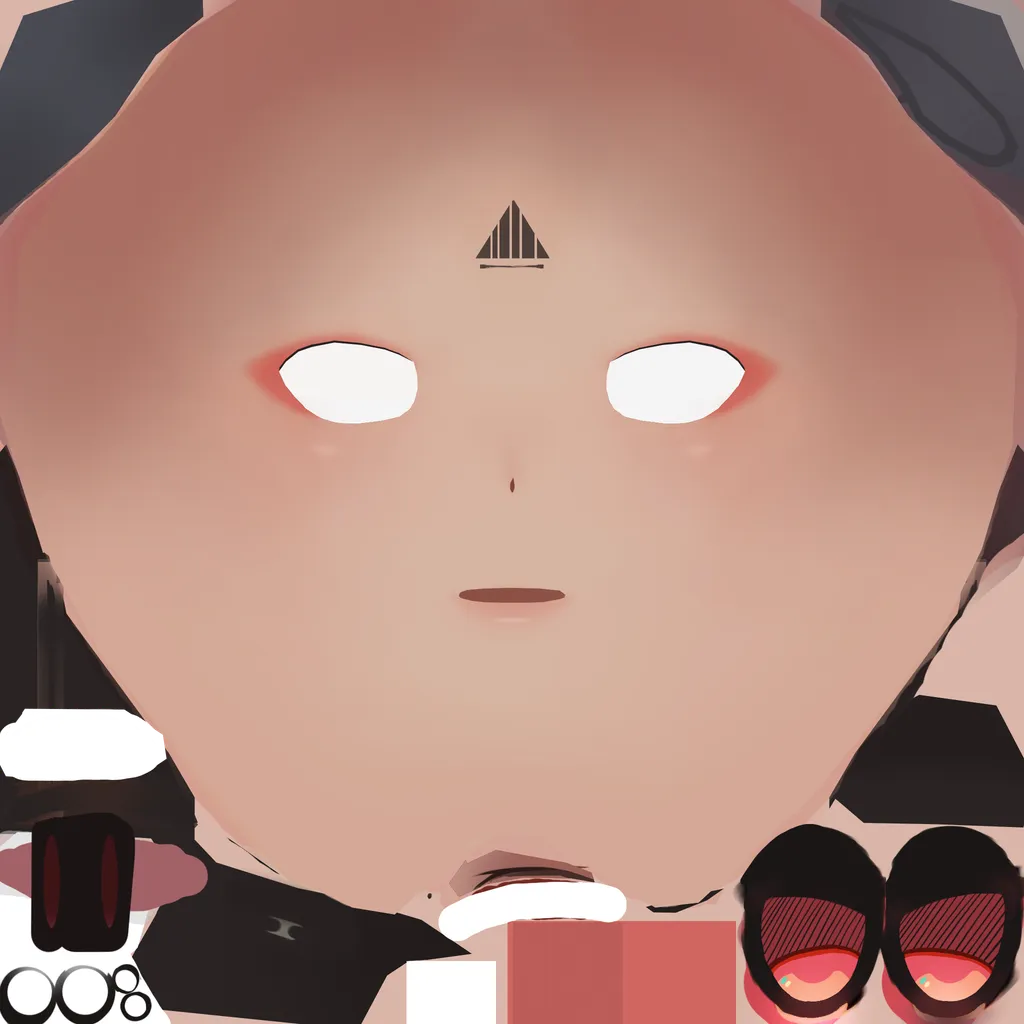Nekomata · Face colour texture from Zenless Zone Zero