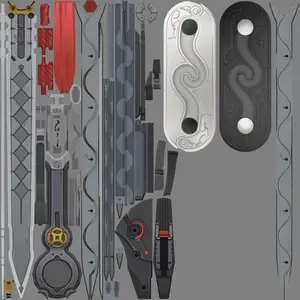 Ye Shunguang · Weapon 2 colour texture