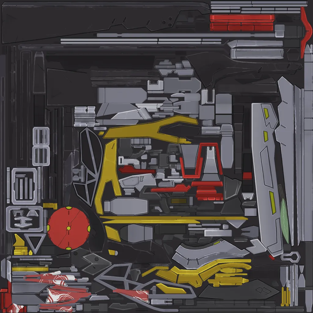 Manato · Weapon colour texture from Zenless Zone Zero