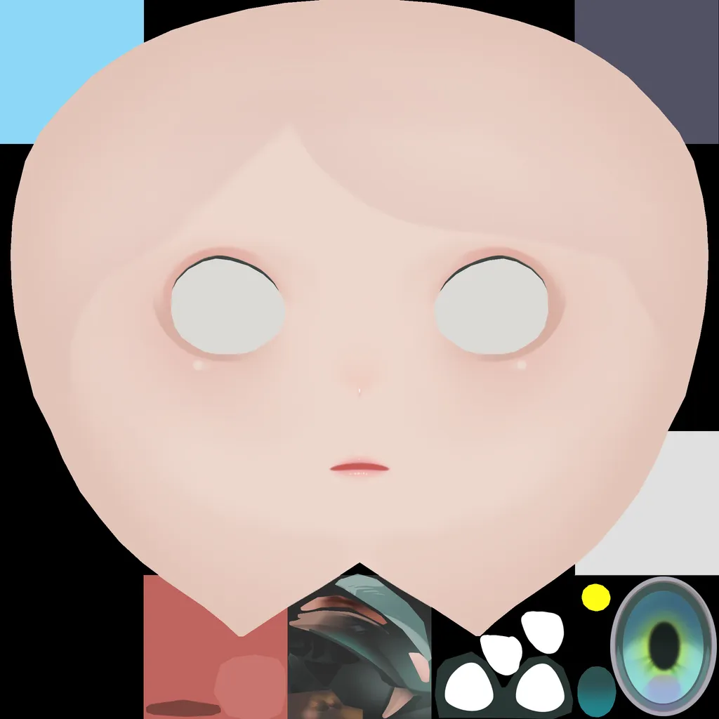 Seed · Face colour texture from Zenless Zone Zero