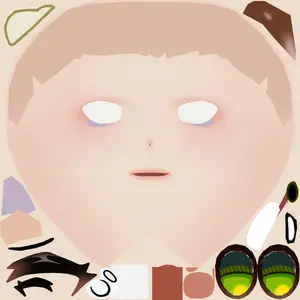Piper · Face colour texture