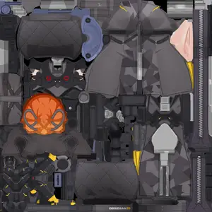Orphie & Magus · Body 1 colour texture