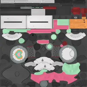 Aria · Weapon colour texture