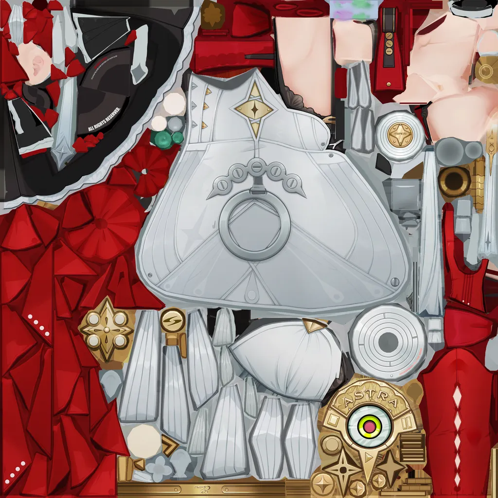 Astra Yao · Body 1 colour texture from Zenless Zone Zero