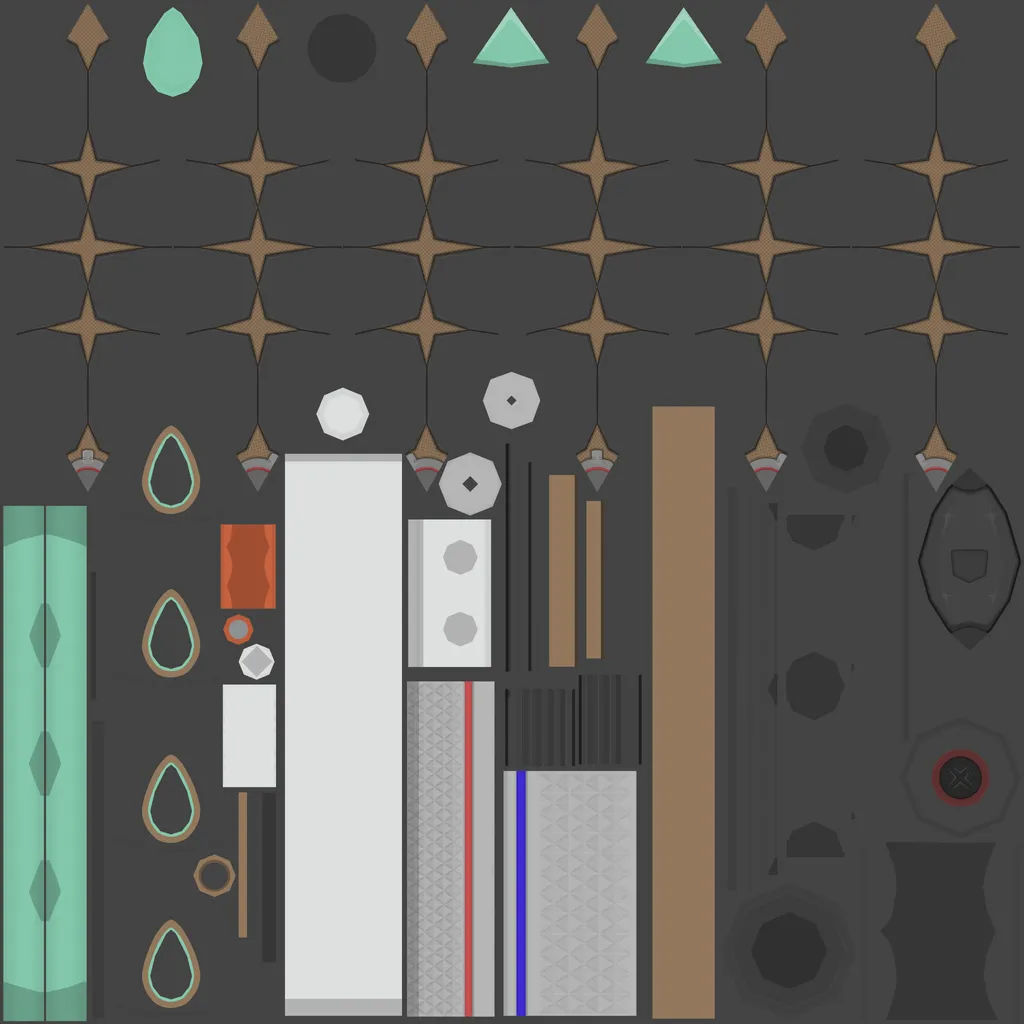 Nangong Yu · Weapon colour texture from Zenless Zone Zero