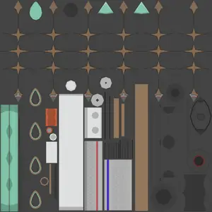 Nangong Yu · Weapon colour texture