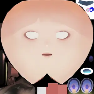 Evelyn · Face colour texture