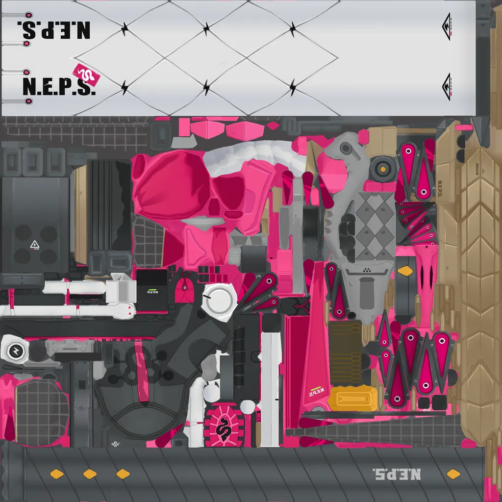 Cissia · Weapon colour texture from Zenless Zone Zero