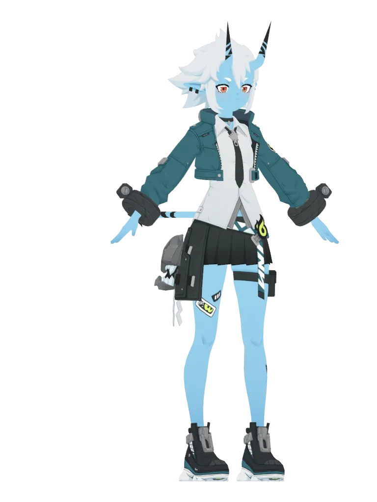 Soukaku · 3D model from Zenless Zone Zero