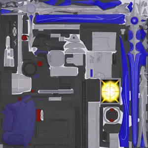 Pyrois · Weapon colour texture from Zenless Zone Zero