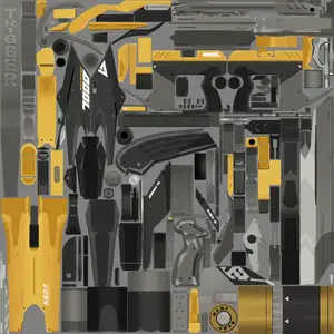 Trigger · Weapon colour texture from Zenless Zone Zero