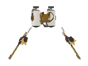 Burnice · Weapon 3D model