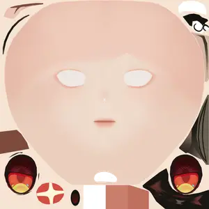 Burnice · Face colour texture from Zenless Zone Zero