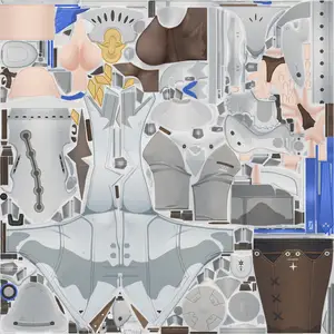 Sigrid · Body 1 colour texture from Zenless Zone Zero