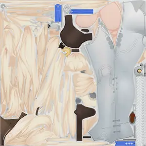 Sigrid · Body 2 colour texture from Zenless Zone Zero