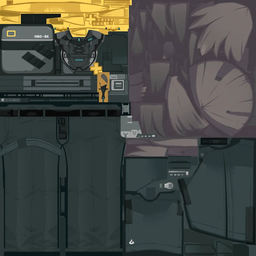 Harumasa · Body 2 colour texture from Zenless Zone Zero