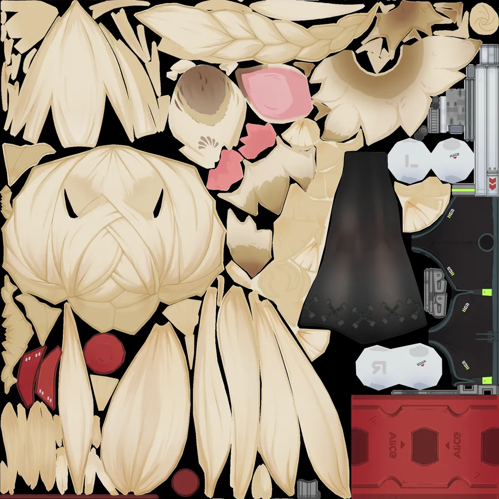 Alice · Body 2 colour texture from Zenless Zone Zero