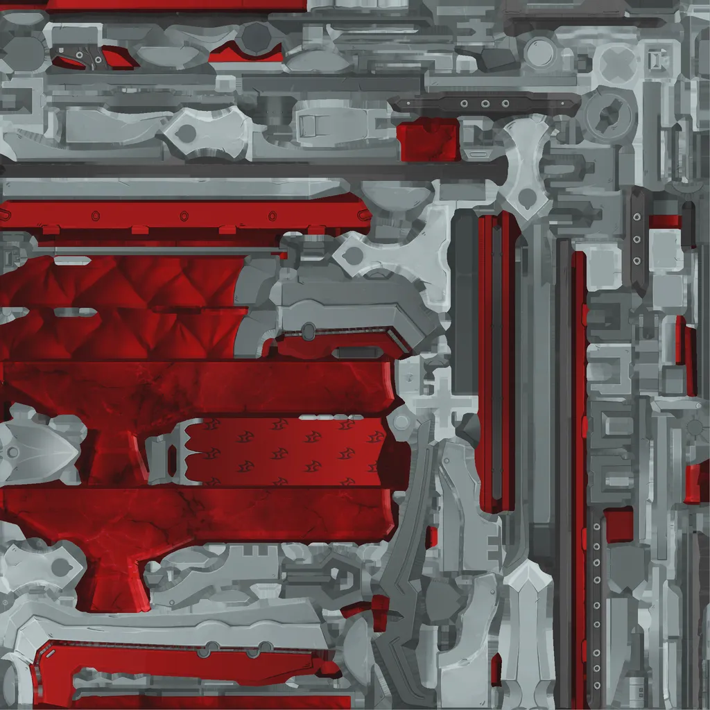 Roxy · Weapon colour texture from Zenless Zone Zero