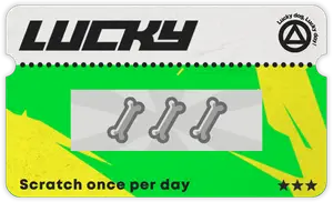 Lucky Scratch Card: Bones from Zenless Zone Zero