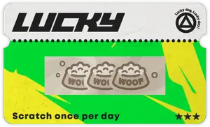 Lucky Scratch Card: Dog Food from Zenless Zone Zero
