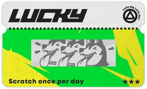 Lucky Scratch Card: Dog Faces from Zenless Zone Zero