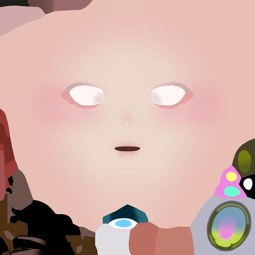 Yuzuha · Face colour texture from Zenless Zone Zero