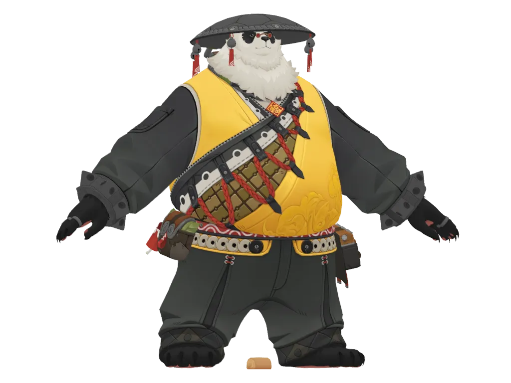 Pan Yinhu · 3D model from Zenless Zone Zero
