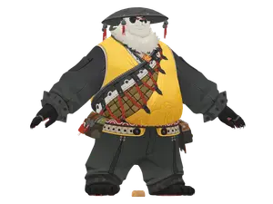 Pan Yinhu · 3D model from Zenless Zone Zero