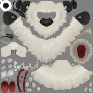 Pan Yinhu · Face colour texture