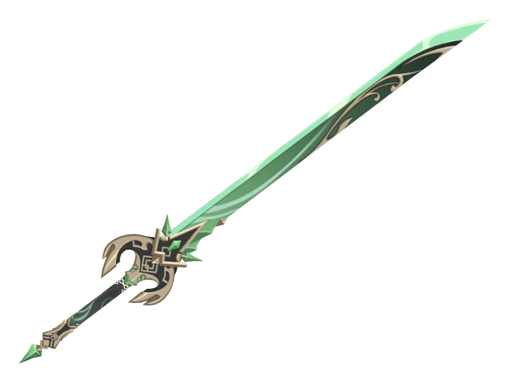 Primordial Jade Cutter · 3D model from Genshin Impact
