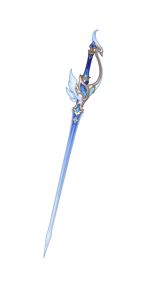 Whitelake Frostfeather · Wish art from Genshin Impact
