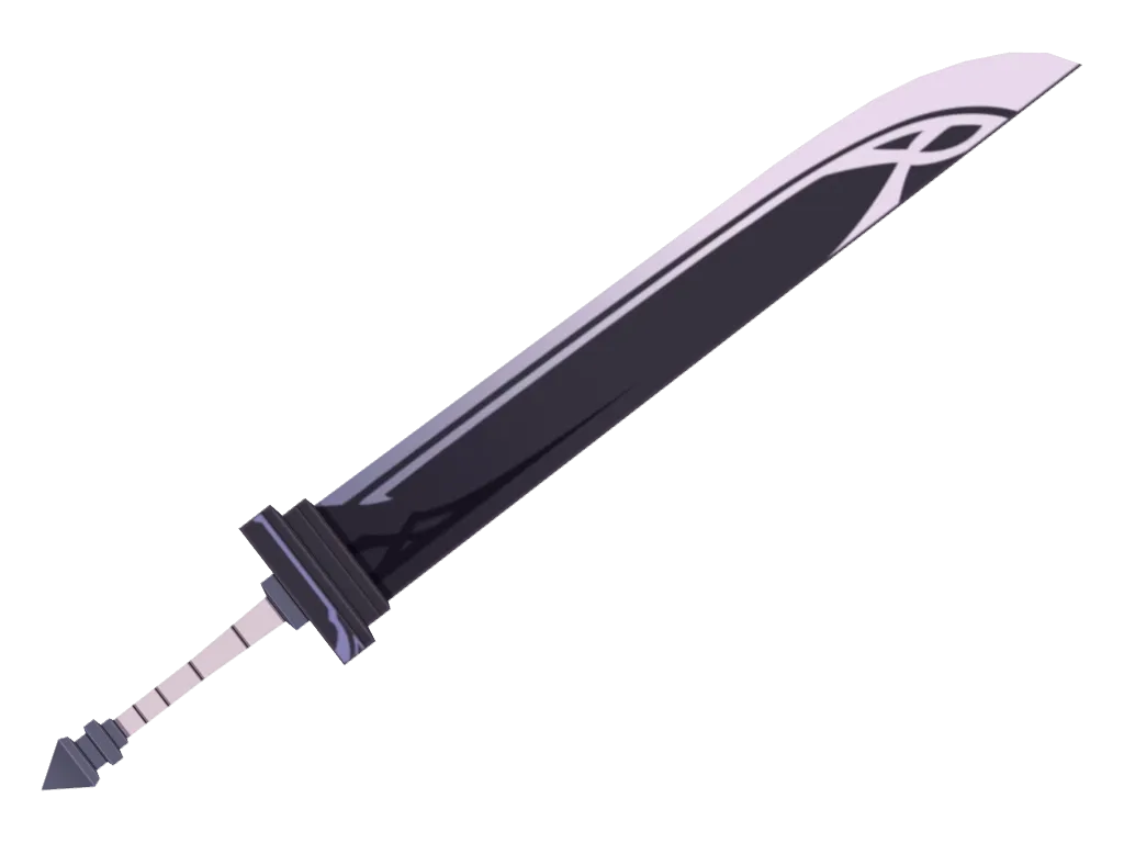 Waster Greatsword · Awakened 3D model from Genshin Impact