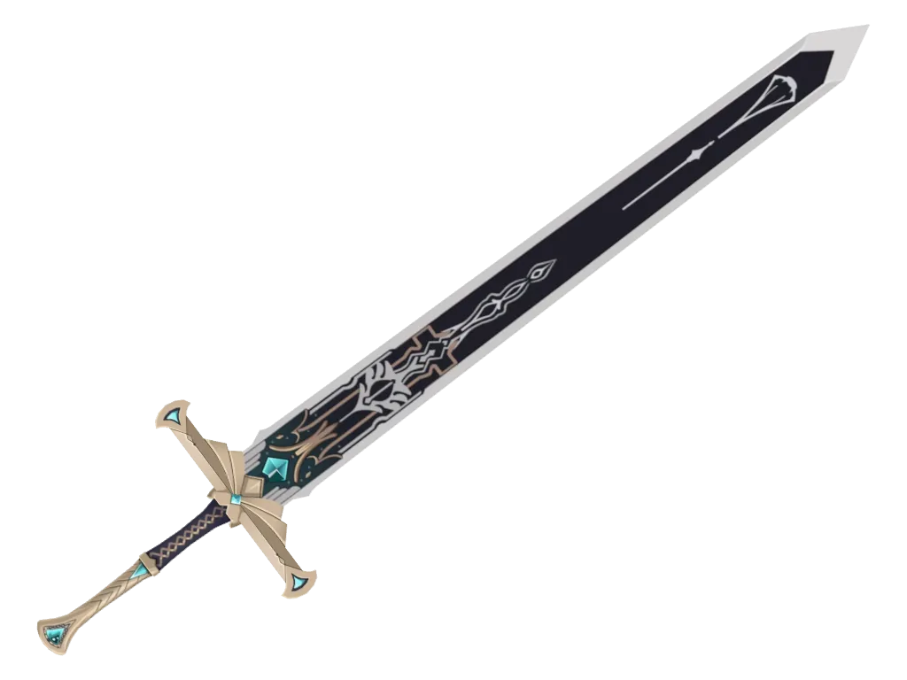 Favonius Greatsword · Awakened 3D model from Genshin Impact
