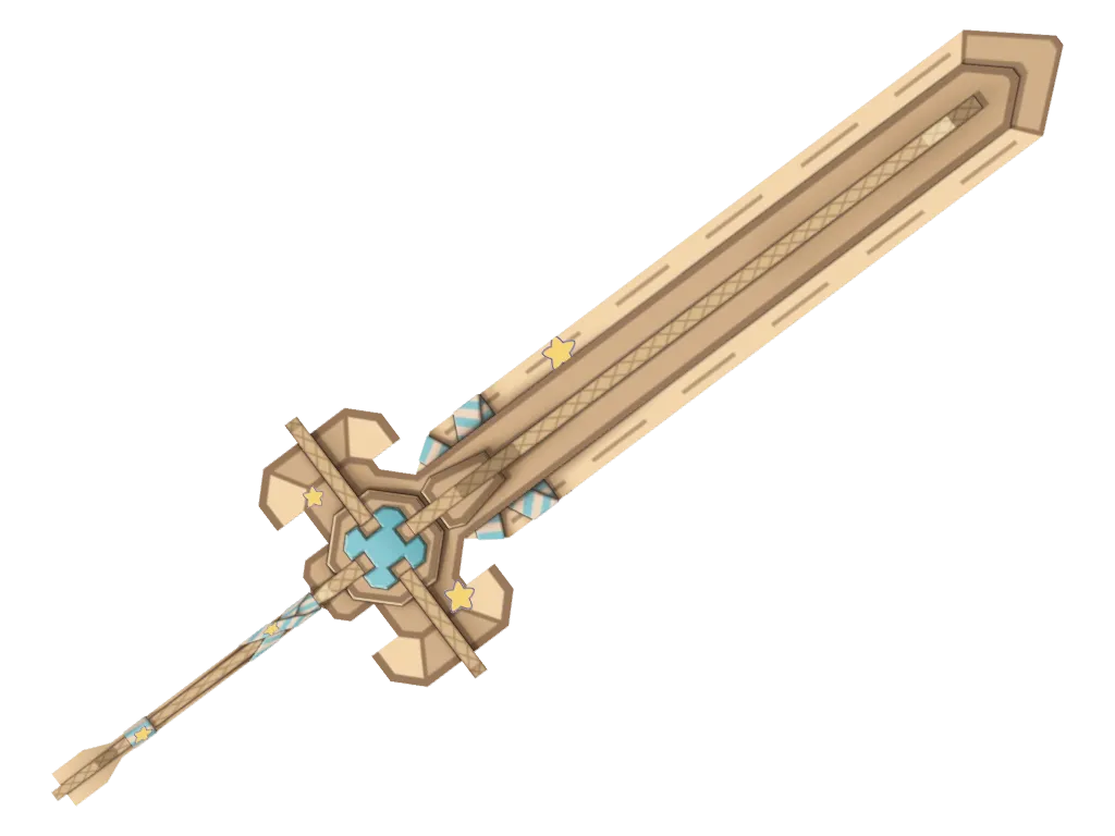 "Ultimate Overlord's Mega Magic Sword" · 3D model from Genshin Impact