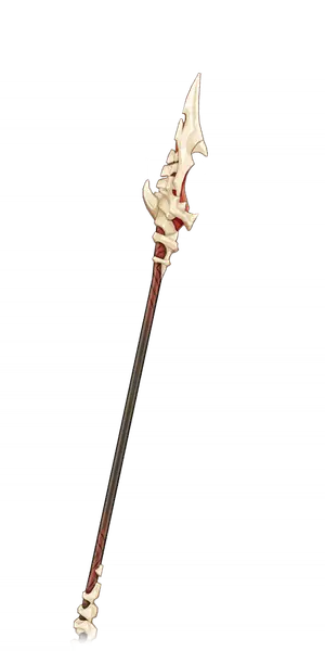 Dragonspine Spear · Wish art