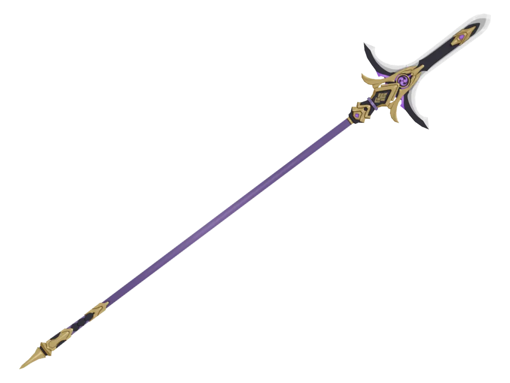 Kitain Cross Spear · Awakened 3D model from Genshin Impact