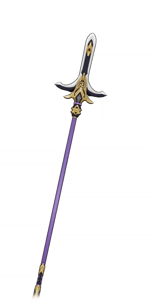 Kitain Cross Spear · Wish art from Genshin Impact