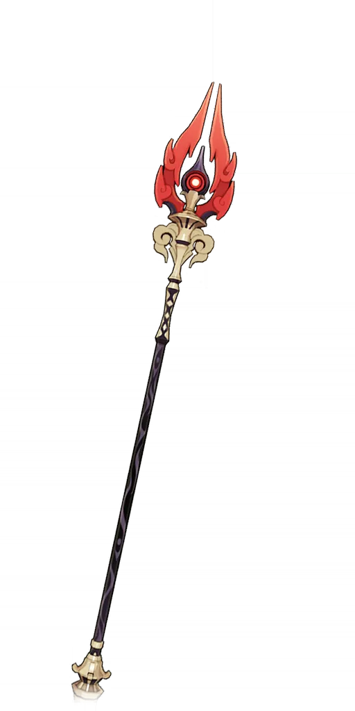 Staff of Homa · Wish art from Genshin Impact