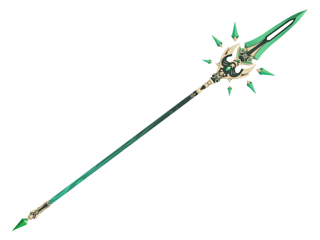 Primordial Jade Winged-Spear · Awakened 3D model from Genshin Impact