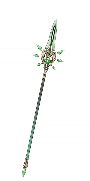 Primordial Jade Winged-Spear · Wish art