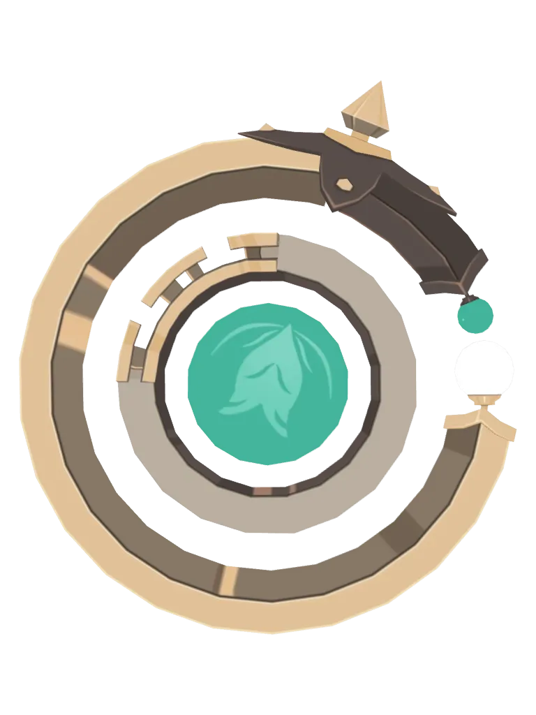 Emerald Orb · Awakened 3D model from Genshin Impact