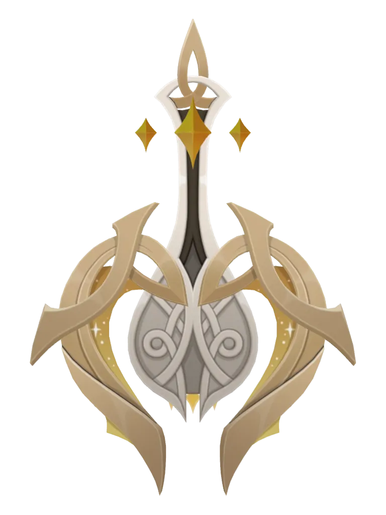 Etherlight Spindlelute · Awakened 3D model from Genshin Impact
