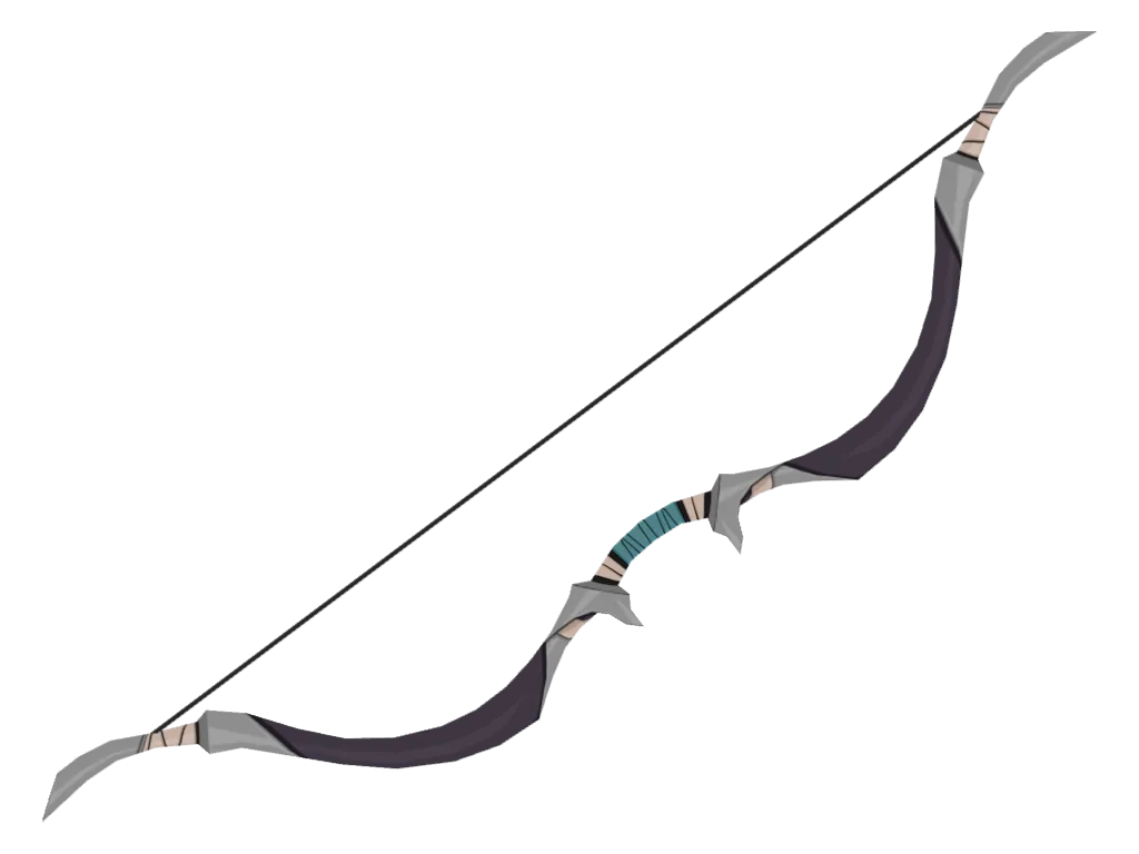 Seasoned Hunter's Bow · 3D model from Genshin Impact
